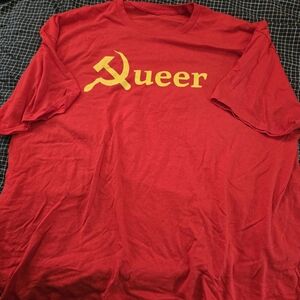 Red Queer Graphic T-Shirt